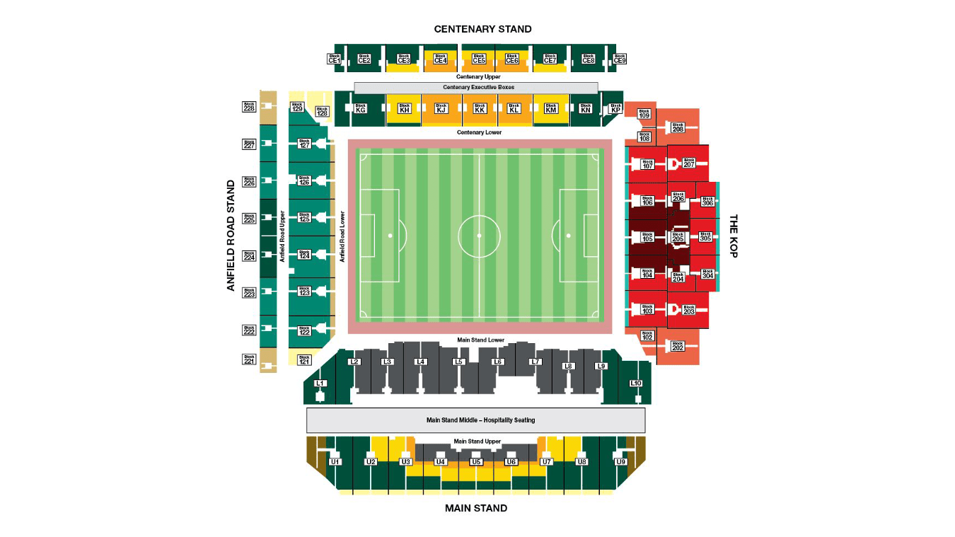 Anfield Seating Map